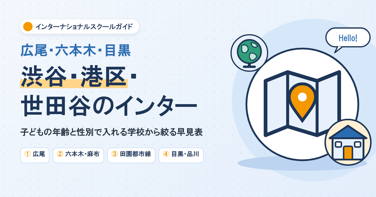 渋谷・港区・世田谷のインターナショナルスクール